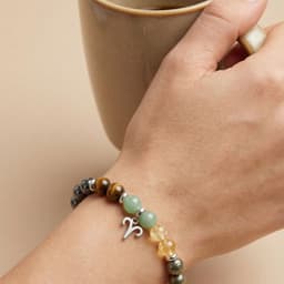 Aries Zodiac Multi-Gemstone Bracelet thumbnail 2