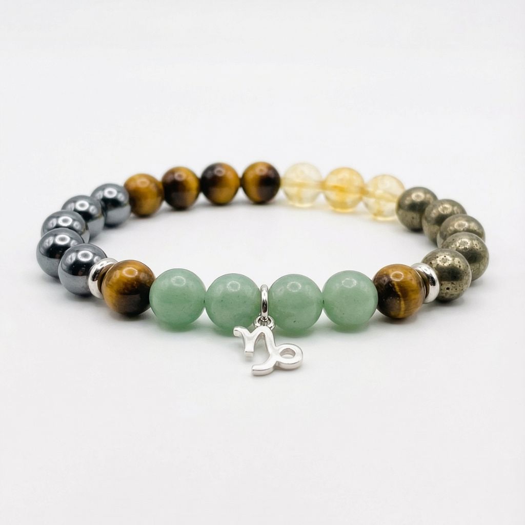 Capricorn Zodiac Multi-Gemstone Bracelet thumbnail 1