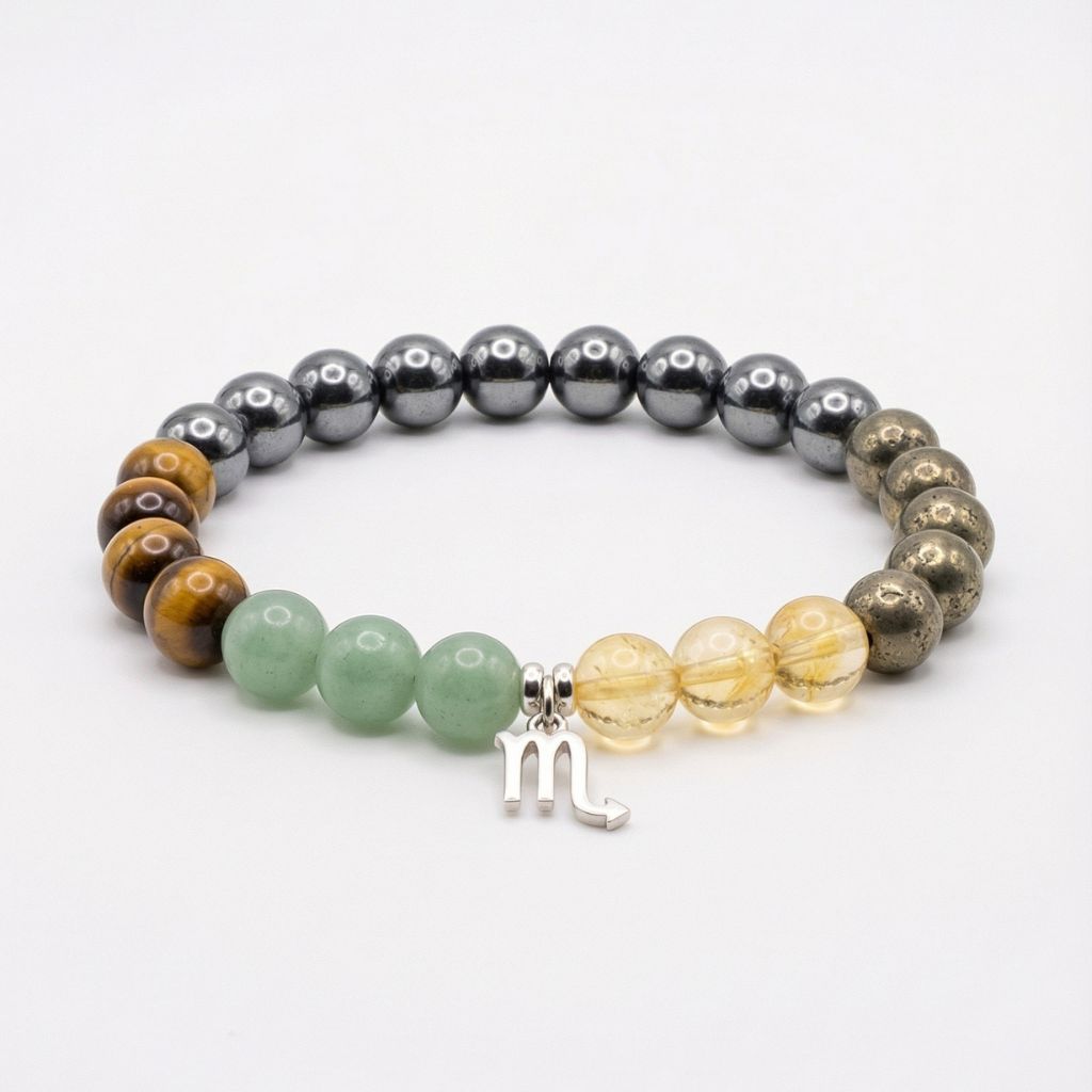 Scorpio Zodiac Multi-Gemstone Bracelet thumbnail 3