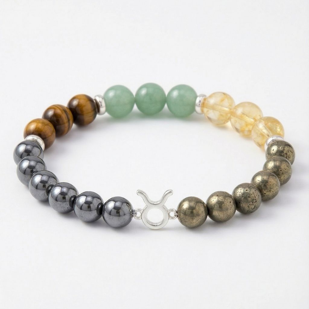 Taurus Zodiac Multi-Gemstone Bracelet thumbnail 1
