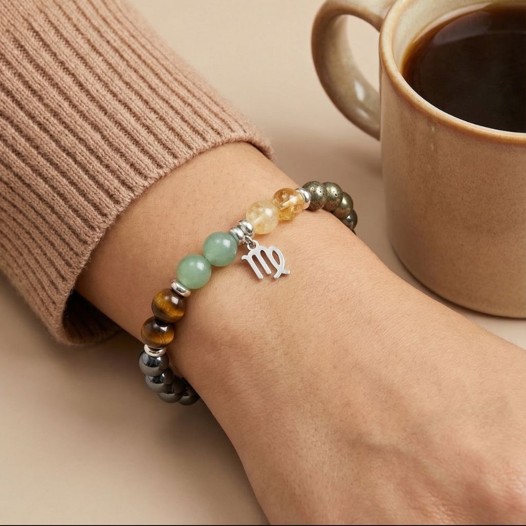 Virgo Zodiac Multi-Gemstone Bracelet thumbnail 2