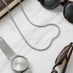 Sterling Silver Box Chain Necklace thumbnail 2