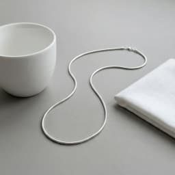 Sterling Silver Snake Chain Necklace thumbnail 2