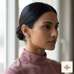Floral Bloom Detachable Ear Jacket Earrings thumbnail 3