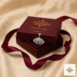 Silver Evil Eye Pendant with Mother-of-Pearl & CZ thumbnail 5