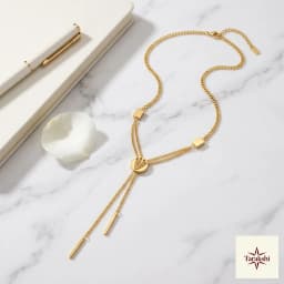 Aura Gold-Plated Sterling Silver Lariat Y-Necklace thumbnail 3