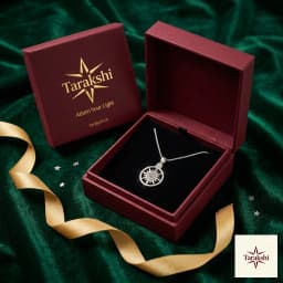 Pathfinder Sterling Silver Compass Pendant Necklace thumbnail 5