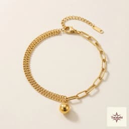 The Aura Dual-Chain Sphere Charm Bracelet thumbnail 1