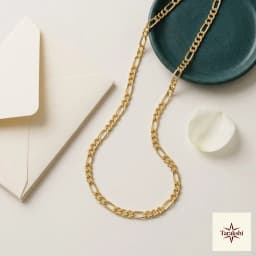Aureus Figaro Chain Necklace thumbnail 3