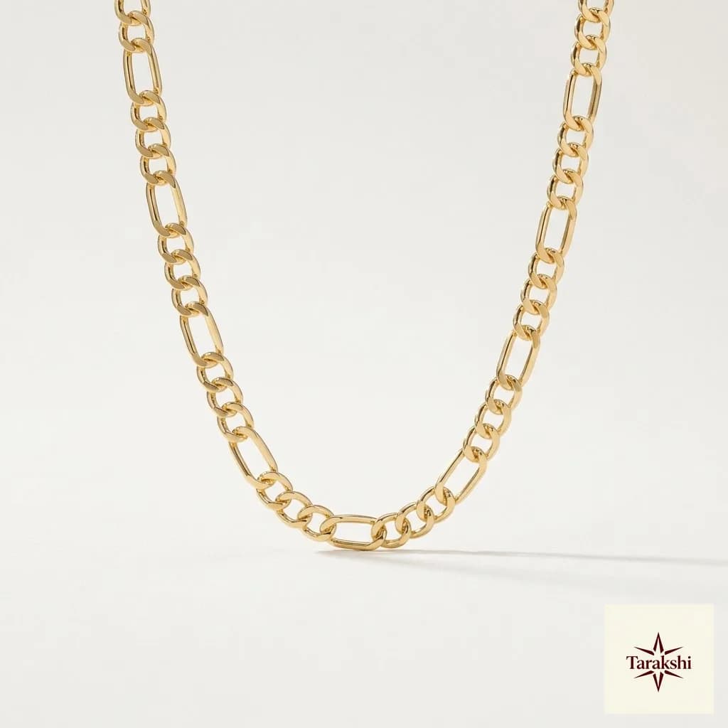 Aureus Figaro Chain Necklace image 1