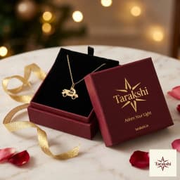Charming Gold Plated Car Pendant Necklace thumbnail 5