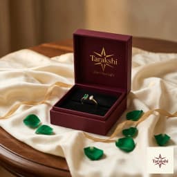 Regal Duo Emerald & Diamond Openable Ring thumbnail 5