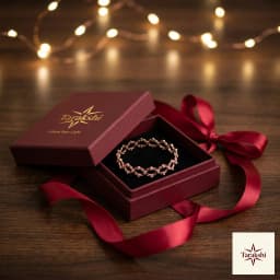 Aarohi Convertible Rose Gold Plated Bangle Ring thumbnail 5