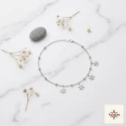 Celestial Charm Silver Anklet thumbnail 3