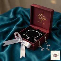 Celestial Charm Silver Anklet thumbnail 5