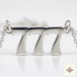 Tarakshi 'Triple Seven' Sterling Silver Necklace thumbnail 2