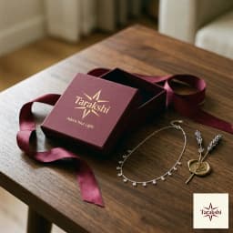 Dewdrop Sparkle Silver Chain Necklace thumbnail 5