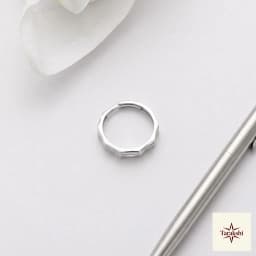 Rhythmic Wave Adjustable Sterling Silver Ring thumbnail 3