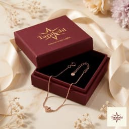 Rose Gold Plated Silver Heart Charm Bracelet thumbnail 5