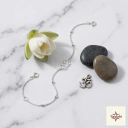 Silver Lotus Bloom Bracelet thumbnail 3