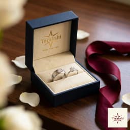 Sterling Silver Adjustable Solitaire Couple Rings thumbnail 5
