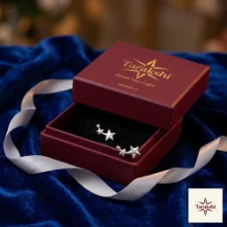 Twinkle Star Silver Stud Earrings thumbnail 5