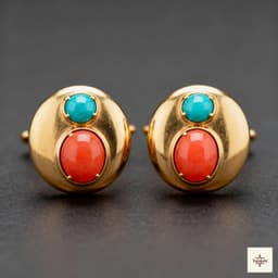 Classic Birthstone Gold Earrings thumbnail 1