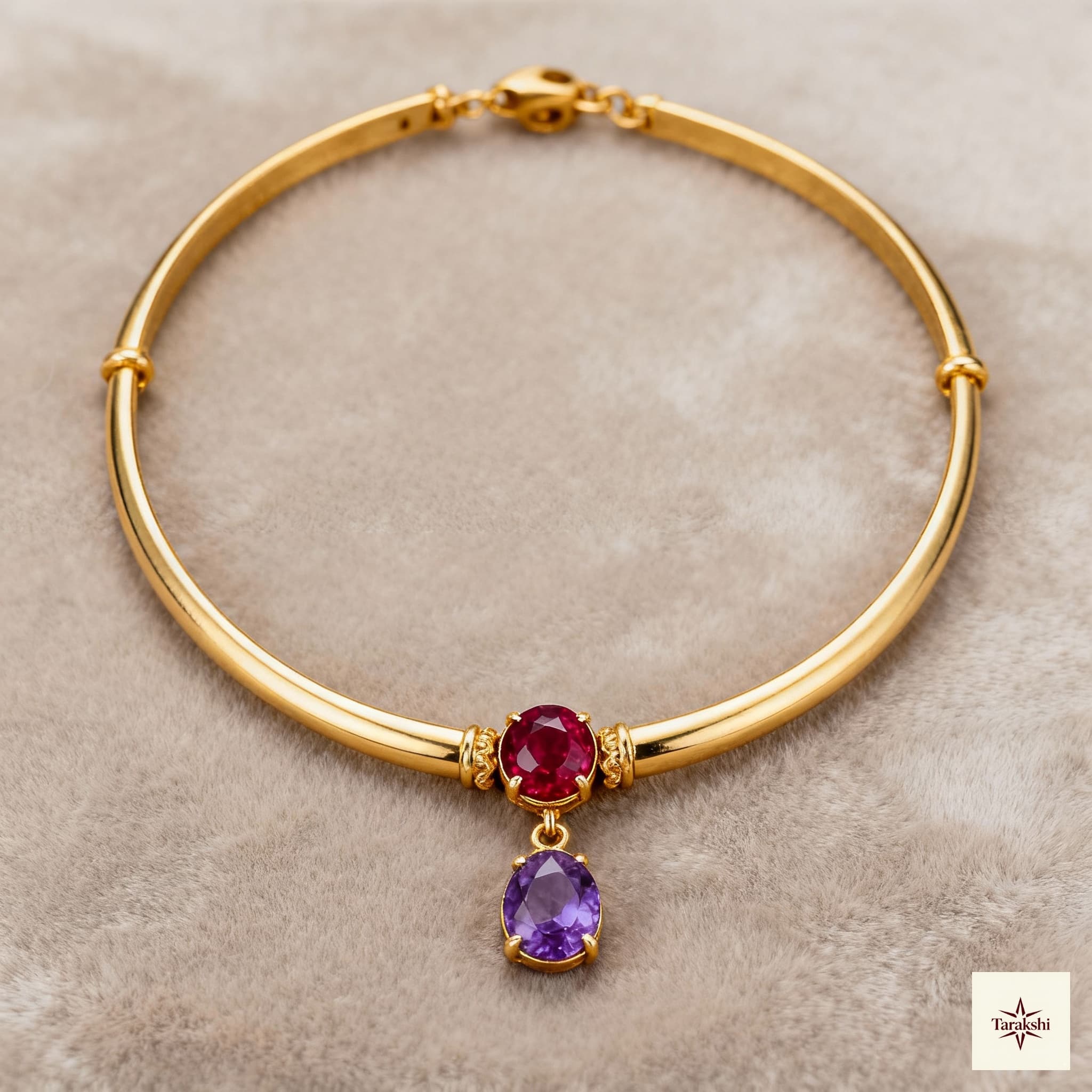 Classic Birthstone Gold Necklace