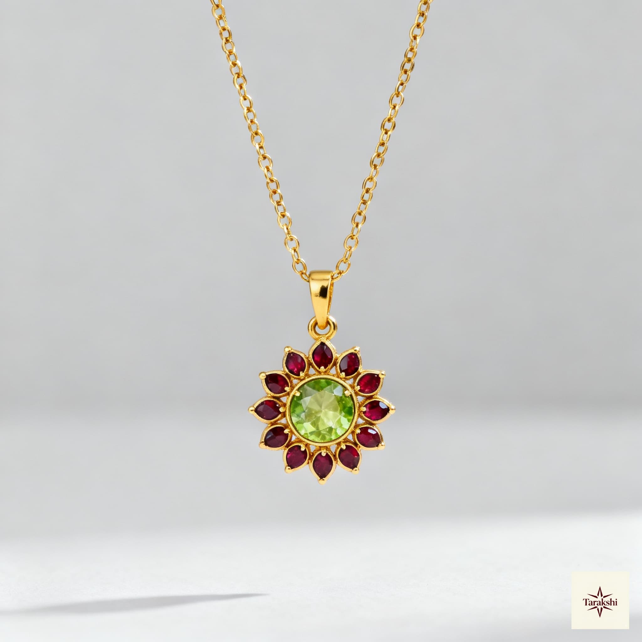 Classic Birthstone Gold Pendant