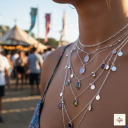 Multi-Length Sterling Silver Pendant Chain Set thumbnail 1