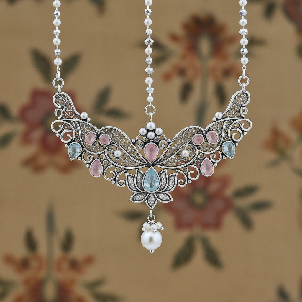 Sterling Silver Festival Maang Tikka