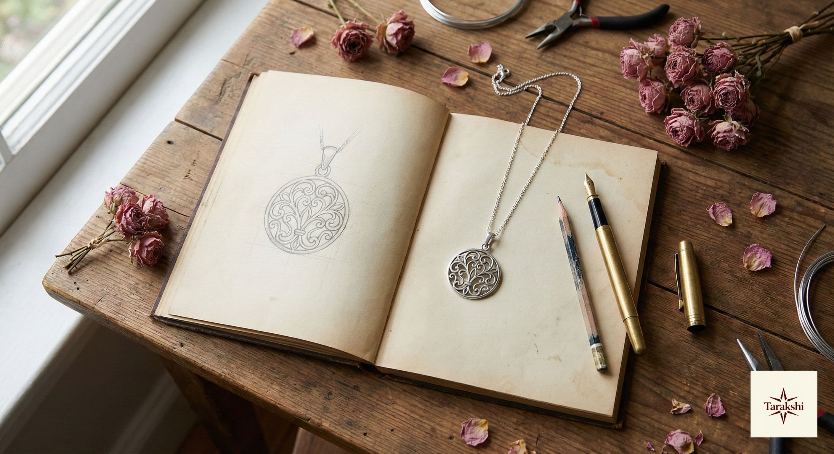 Silver jewellery customisation at Tarakshi