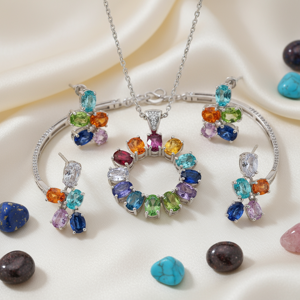Gemstone & Birthstone - Handcrafted Sterling Silver Collection