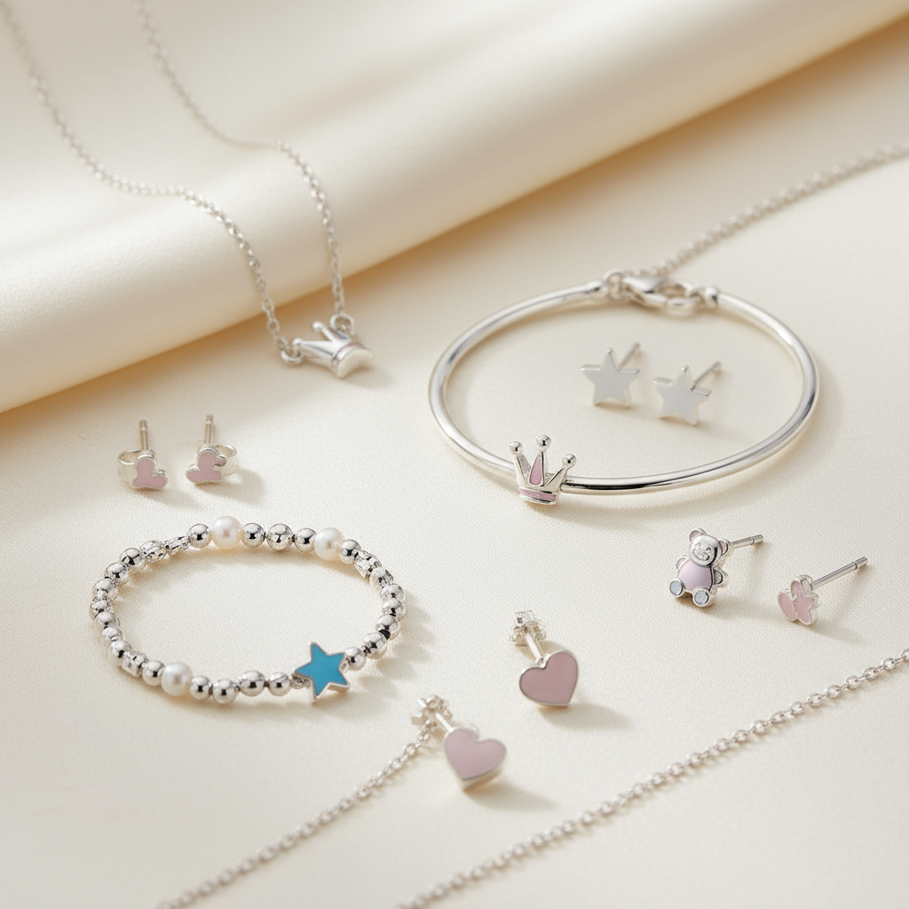 Kids & Baby Jewelry - Handcrafted Sterling Silver Collection