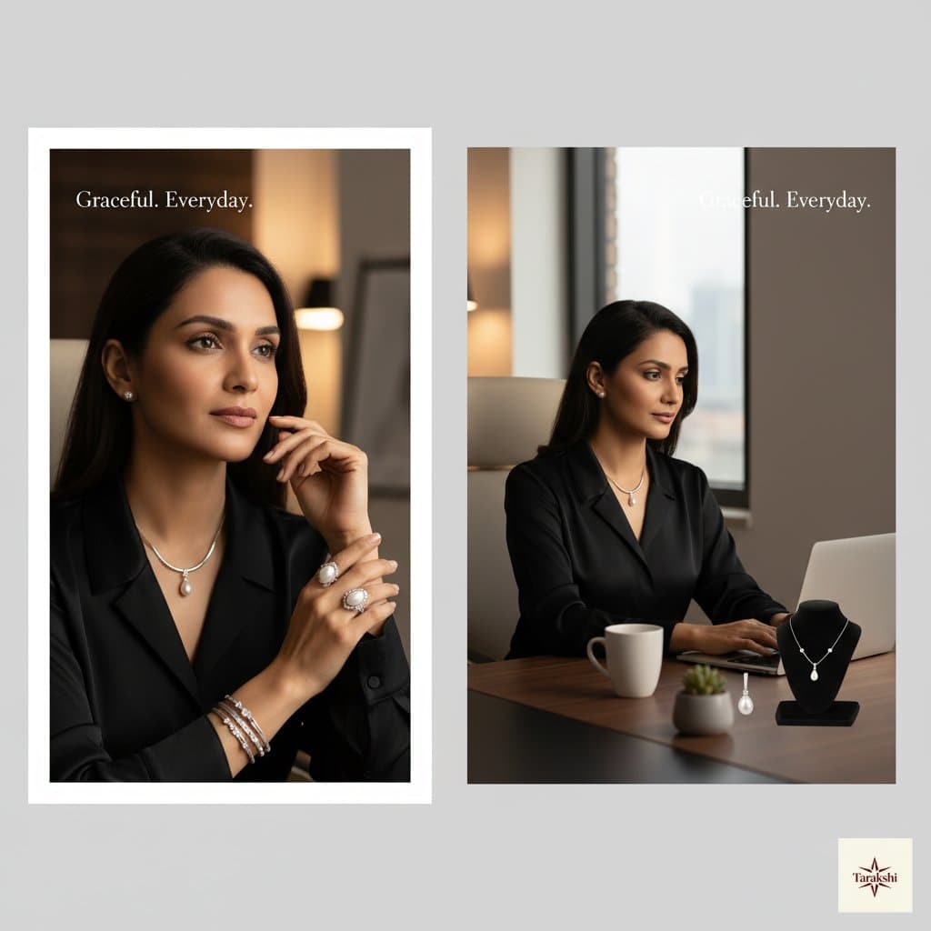 Bridal silver jewelry set - Wedding Collection