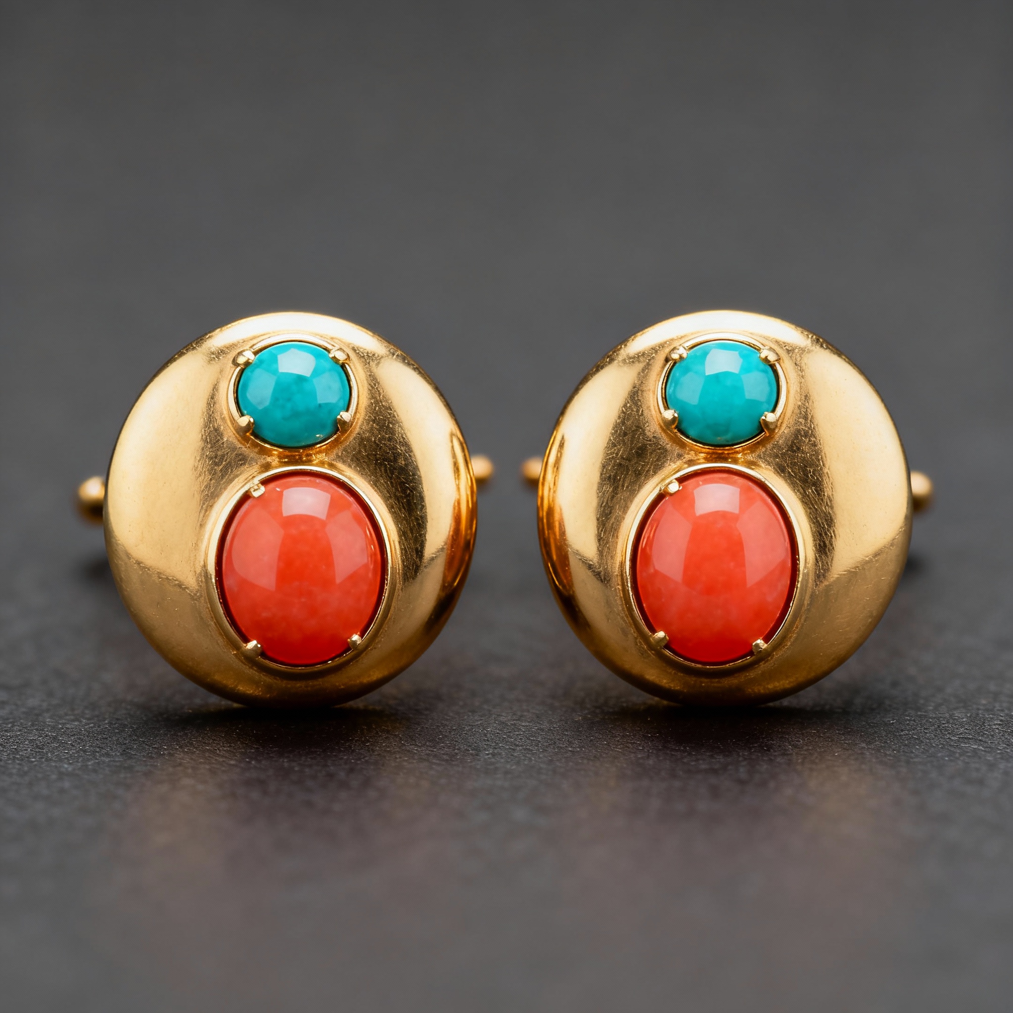 Classic Birthstone Gold Earrings