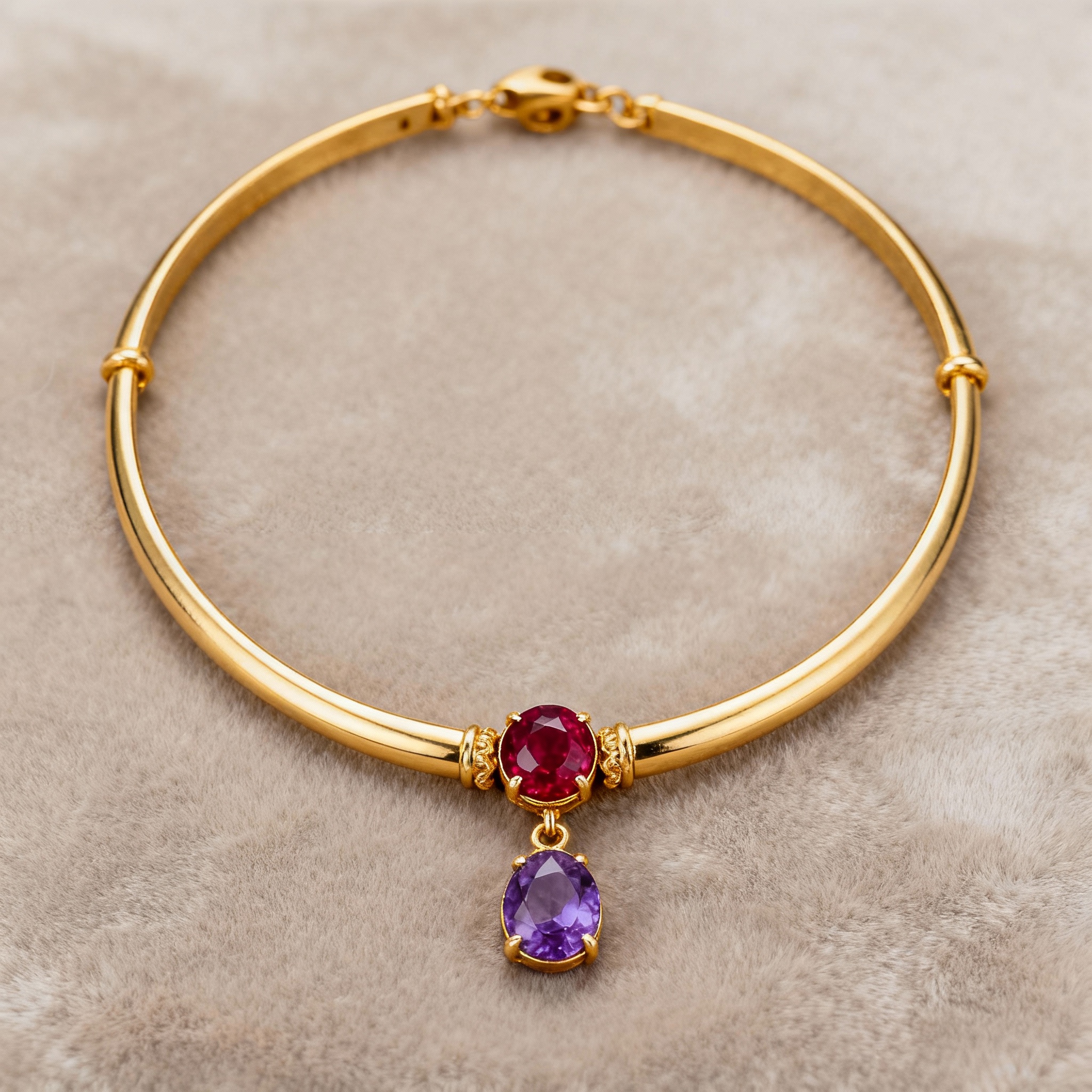 Classic Birthstone Gold Necklace image 1