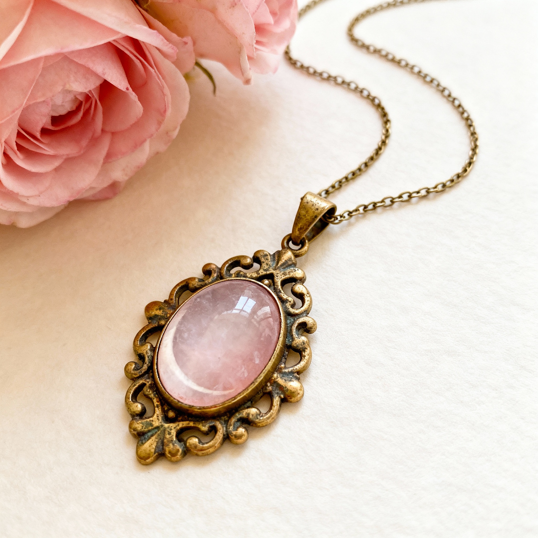 Romantic Moonstone Pendant